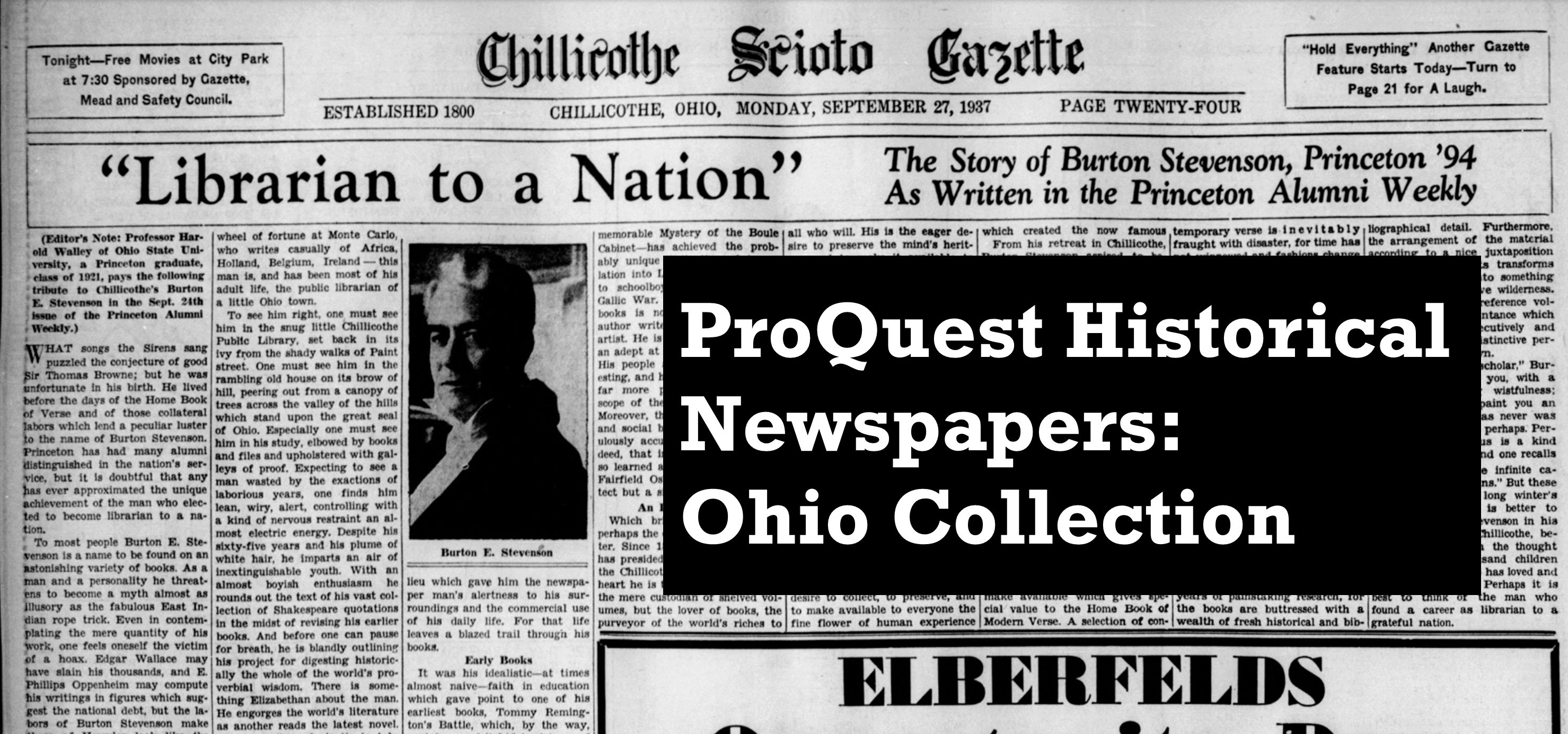 Ohio Historical Newspapers Collection